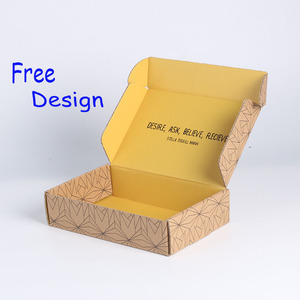 Custom Logo Printed Foldable Cartoon Mailer Cardboard Paper Packing Mailing Apparel Corrugated Shipping Boxes