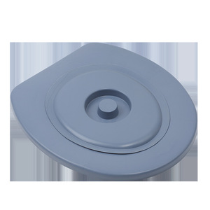 Toilette portable en PVC, forme simple, petite, avec couvercle, pour chantier - Product Image 1