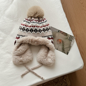 Gorro <span class=keywords><strong>de</strong></span> punto protector <span class=keywords><strong>de</strong></span> oreja <span class=keywords><strong>para</strong></span> niños <span class=keywords><strong>de</strong></span> moda vintage <span class=keywords><strong>para</strong></span> hombres y mujeres <span class=keywords><strong>para</strong></span> proteger la cabeza del gorro <span class=keywords><strong>de</strong></span> punto frío - Product Image 5