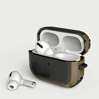 Casing Earphone Nirkabel 2-in-1 PC/TPU Grosir untuk 1/2/3/Pro/Pro2 - Anti Benturan 100% Pas Desain Kustom Permukaan Bertekstur