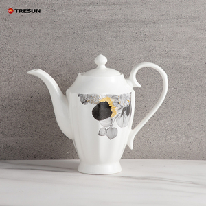 Juego de Vajilla de Lujo Personalizable para Realeza, Vajilla de Porcelana China con Borde Dorado, Juego de Platos, Tazas y Tazones de Cerámica - Product Image 3