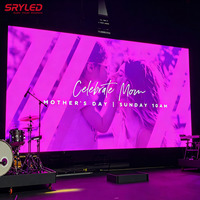 Écran LED Courbé P3.91 Flexible 500x500mm 500x1000mm Panneau de Location Intérieur/Extérieur Mur Vidéo pour Scène Concert Mariage