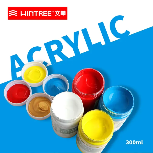 Wintree Acrylic Sơn 300Ml Chai Đối Với Nghệ Sỹ Vẽ Acrylic Màu Không Độc Hại Thân Thiện Với Môi Thêm Tốt Giá Rẻ Acryl Sơn