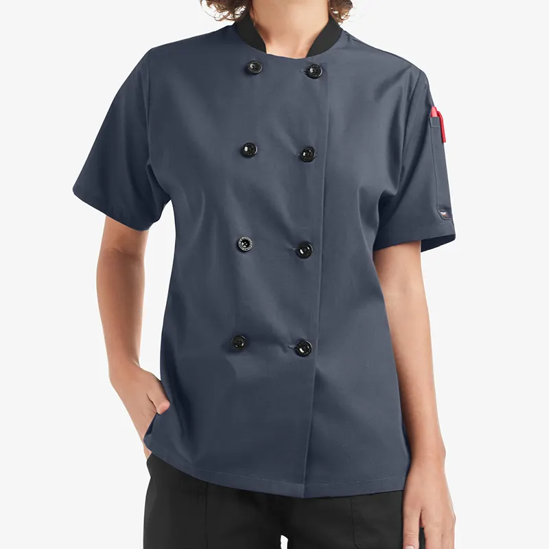 Profesyonel uzun kollu restoran üniforma şef ceket erkek aşçı ceket mutfak mutfağı ekmek Cafe otel garson şef giysileri