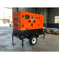 Generador Eléctrico o Planta de Energía, Generador Compacto de 40kwh, Generador Diésel de 25 Kva Montado en Remolque