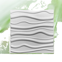 Panneau mural 3D moderne en PVC, design stéréo concave-convexe, imperméable, ignifuge, panneau décoratif pour les murs de la maison, des hôtels, des KTV et des bureaux