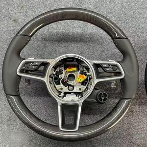 Volante de Cuero Personalizado para Porsche Panamera Cayenne Macan 718 918 Cayman 996 997 911 991 - Product Image 5