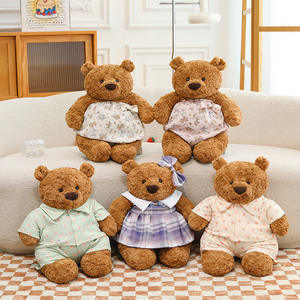 Großhandel kunden spezifische Pyjamas Teddybär Puppen Röcke Teddybär Plüschtiere Klauen maschinen Austausch für Puppen geschenke - Product Image 5