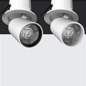 Projecteur encastré orientable et extensible AC220V, cylindre en aluminium, projecteur rétractable, 10W 12W, projecteurs LED encastrés réglables - Product Image 6