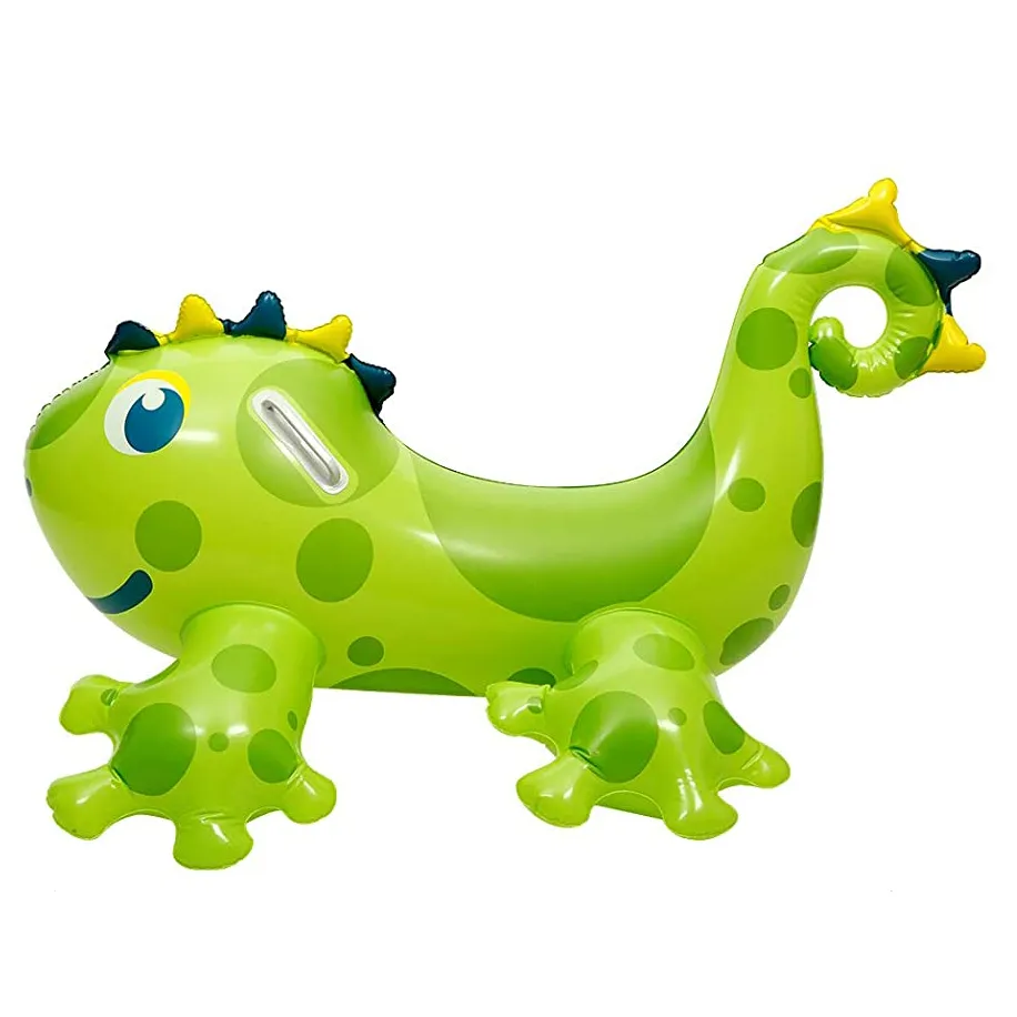 Wholesale inflatable Dinosaur animal PVC ride on Pool Float Water Fun Summer Beach Swimming Party Toy floats for kids