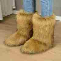 Bottes de neige chaudes pour femmes, automne et hiver 2024, vente chaude, haute qualité, fabricants en gros, bottes en fourrure pour femmes