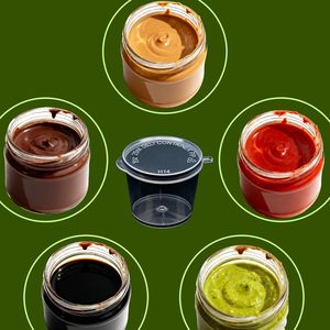 Sauce Cup Disposable 1oz Plastic Container Food Jars PP <b>Small</b> Size Sample Plastic Containers - Product Image 4