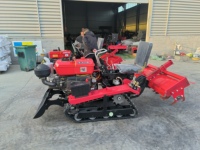 Mesin Pengolah Tanah Rotary Hoe Cultivator Baru Multifungsi Mini Tiller Traktor Berjalan Mesin Pengolah Tanah Mikro