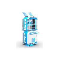 Machine de jeu d'adresse à monnayeur pour centre commercial, grue à pinces pour la distribution de jouets, machines de divertissement, personnalisable en anglais, durable