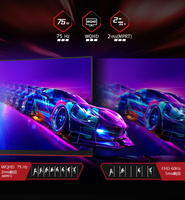 Écran LCD d'ordinateur super fin 2k, écran incurvé pour ordinateur PC de jeu 4k 32 pouces 144hz