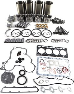 Kit de révision et de réparation de chemises de cylindre V3800 pour pièces de rechange d'excavatrices et de camions Kubota pour CSJHPSS - Product Image 1