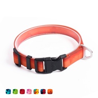 Collier pour chien en polyester imperméable BlackDoggy CN, Correa Para Perros, impression personnalisée par sublimation, accessoires pour promenades de chiens