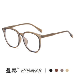 กรอบแว่นทรงรี ป้องกันแสงสีฟ้า เลนส์ใส แว่นตา unisex กรอบเต็มทรงสี่เหลี่ยม เลนส์เรซิ่น - Product Image 5