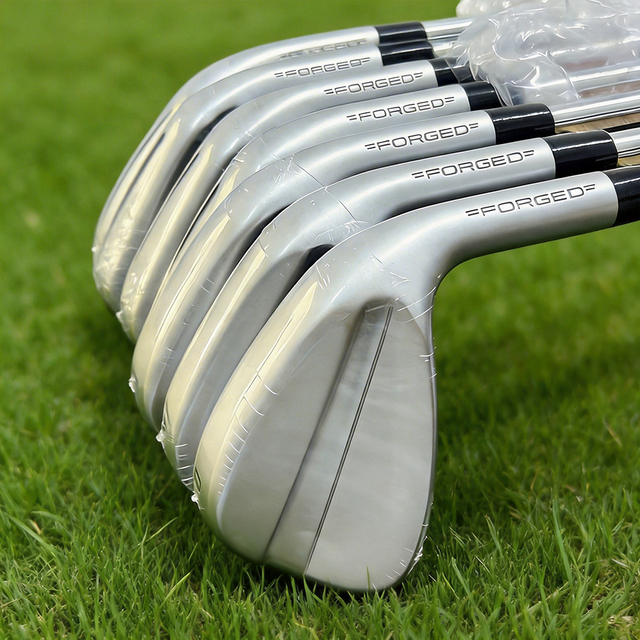 Rubber Grip Blade Carbon Stainless Steel Shaft #4-PW S Flex Forged Right Handed Iron Golf Club