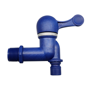 New Arrival Modern Blue Color <b>Wall</b>-mounted Water Sink Plastic Faucet with Adapter - Product Image 1