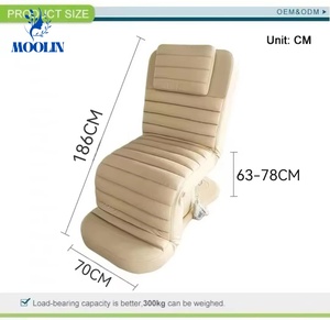 Cama de Masaje Eléctrica de Cuero PU Personalizada de Alta Calidad Moolin con 3 Motores para Uso en Hoteles y Gimnasios, Diseño Moderno, Salón Comercial - Product Image 3