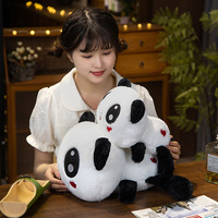 Peluche géante Panda personnalisable en gros avec éclairage LED, rembourrage en coton PP, couleurs et tailles sur mesure pour enfants