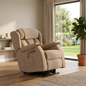 Modern Fabric Dual Motors <b>Zero</b> Gravity Living Room Sofa Chair Leisure Armchair with Portable Wheels for Living Room Home Use - Product Image 3