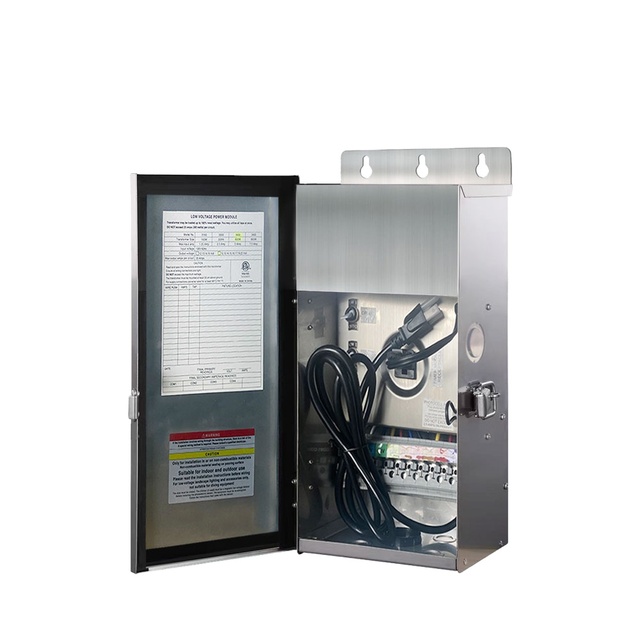 LT3600 High-quality Stainless Steel 600 Watt Multi-Tap 12-15VAC or 12-22VAC Output Low Voltage Transformer for Landscape Lights