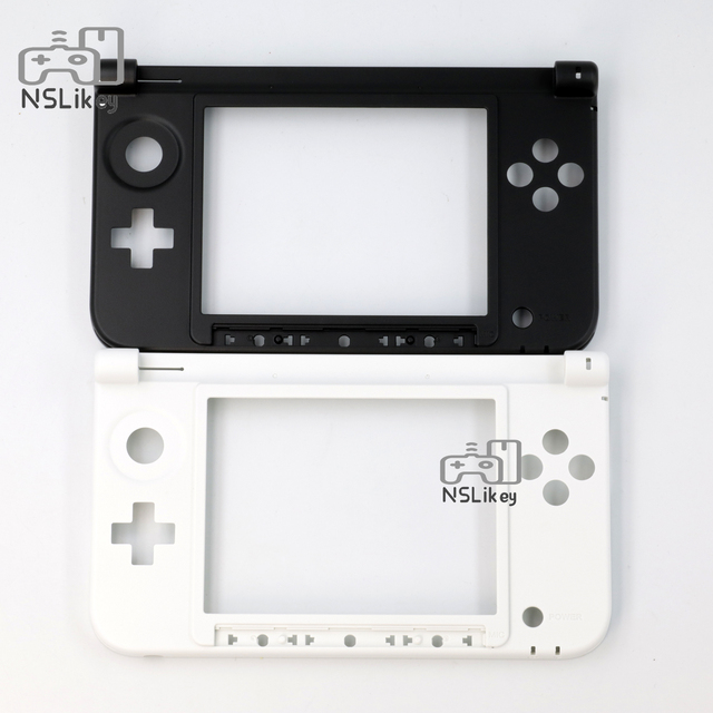 Replacement Middle Frame Housing Shell Case for Nintendo 3DS XL LL Mid Faceplate Screen Frame White Black Repair Part