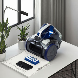 16.5kPa emiş gücü ev kullanımı teneke kutu köpekbalığı torbasız halı süpürge Hepa filtre ile - Product Image 4