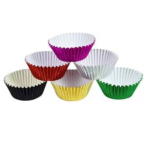 Factory price Custom Greaseproof Aluminium foil paper baking cup cupcake liners