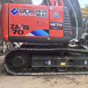 Pelleteuse sur chenilles Hitachi ZX70 d'occasion Prix de gros en usine Moteur Hyundai 7 T 2018-2022 ZX70-6 ZX120 - Product Image 5