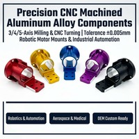 Pièces en alliage d'aluminium usinées sur mesure par CNC, tournage et fraisage, service d'anodisation colorée, échantillon rapide disponible