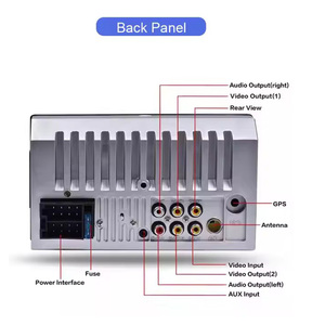 เครื่องเล่นดีวีดีมัลติมีเดียสำหรับรถยนต์หน้าจอสัมผัส7018ขนาด7นิ้ว2Din อเนกประสงค์ - Product Image 4
