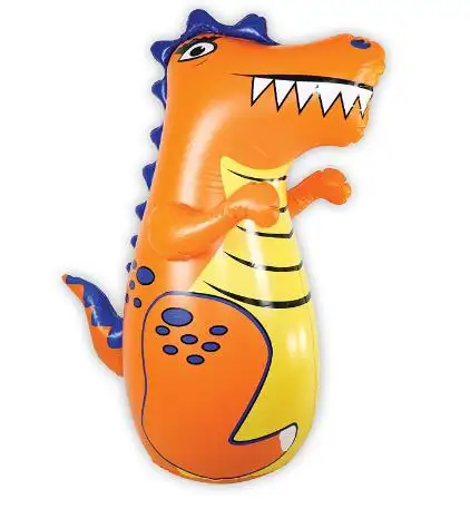 Inflatable Dinosaur Toy - Kids punching bag Already filled with sand Bounce Back Action Indoor Outdoor Party Game