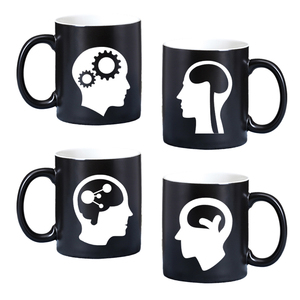 Échantillon gratuit, logo personnalisé imprimé, fabrication artisanale, vente en gros, mugs à café de voyage bon marché de 11 oz, mugs en céramique à sublimation - Product Image 6