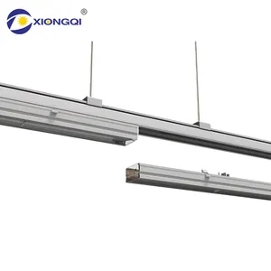 High Effect 170LM/W Aluminum PC Cover Indoor Linear Light System 24w 50w 60w Focus Led Pendant Light