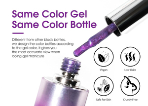 Nuevo Esmalte de Uñas en Gel con Brillo, 60 Colores, 10 ml, Sin TPO, Sin HEMA, Esmalte de Uñas en Gel con Efecto Ojo de Gato - Product Image 3