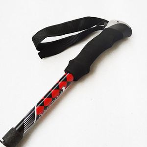 100% bâton de <span class=keywords><strong>marche</strong></span> <span class=keywords><strong>nordique</strong></span> télescopique pliable en Fiber de carbone avec canne Premium à verrouillage rabattable pour la randonnée - Product Image 3