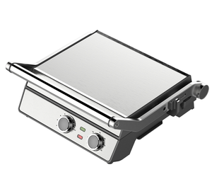 Grill à Contact électrique avec minuterie et contrôle de la température, machine à sandwichs à quatre plaques détachables, revêtement <span class=keywords><strong>mon</strong></span>-stick - Product Image 3