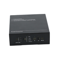 Boîtier d'instrument électronique en alliage d'aluminium anodisé sur mesure, boîtier de carte de circuit imprimé, boîtier de protection IP54, noir, 220x120x72mm, montage en rack