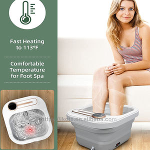 Nouveau design Deep Body <span class=keywords><strong>Detox</strong></span> <span class=keywords><strong>Spa</strong></span> Bain de pieds Machine à bulles de chaleur avec masseur Bassin de lavage des pieds - Product Image 3