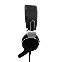 Casque filaire supra-auriculaire réglable et extensible, avec grands coussinets doux, pour PC, ordinateur portable, jeux, bureau et vidéoconférence