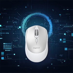 เมาส์ไร้สาย Havit MS52GT 2.4GHz สำหรับสำนักงาน ดีไซน์มินิแบบเหลว เมาส์ไร้สายแบบออปติคอล ปรับแต่งได้ - Product Image 3