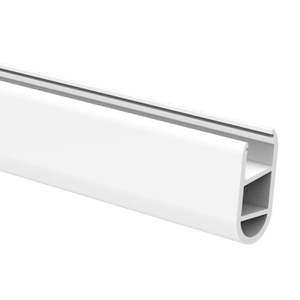 <span class=keywords><strong>Barre</strong></span> lumineuse LED en aluminium pour armoire, profilé en aluminium 15*30MM, <span class=keywords><strong>barre</strong></span> ovale suspendue pour vêtements, avec capteur de présence - Product Image 3