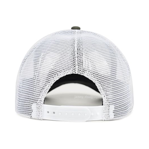 Casquette de camionneur personnalisée à faible taxe, légère, respirante, avec dos en maille, design avec patch en cuir, polyester, élasthanne, résistante à l'eau, casquette de sport - Product Image 4