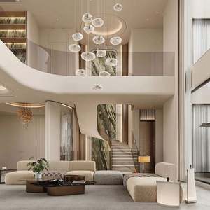 Muebles de Villa de Lujo Modernos, Juego Completo Personalizado en Madera para Apartamento, Almacén, Baño, Escuela, Estilo de Lujo Ligero - Product Image 2