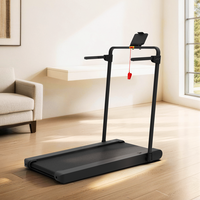 Tapis de course électrique pliable et portable PT1 avec écran LED et plaque vibrante, machine de marche silencieuse, vente directe usine, en métal