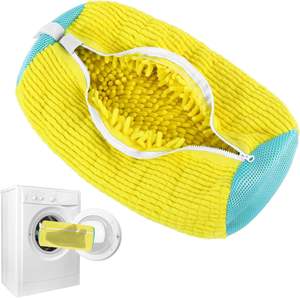 Sac à linge en maille pour chaussures et baskets, extra large, en chenille, pour un nettoyage complet à 360 degrés dans la machine à laver - Product Image 1