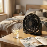 Ventilateur de circulation d'air de bureau portable, design moderne, 220V 30W, grand angle, inclinable, 3 vitesses, fonctionnement silencieux, gain de place
